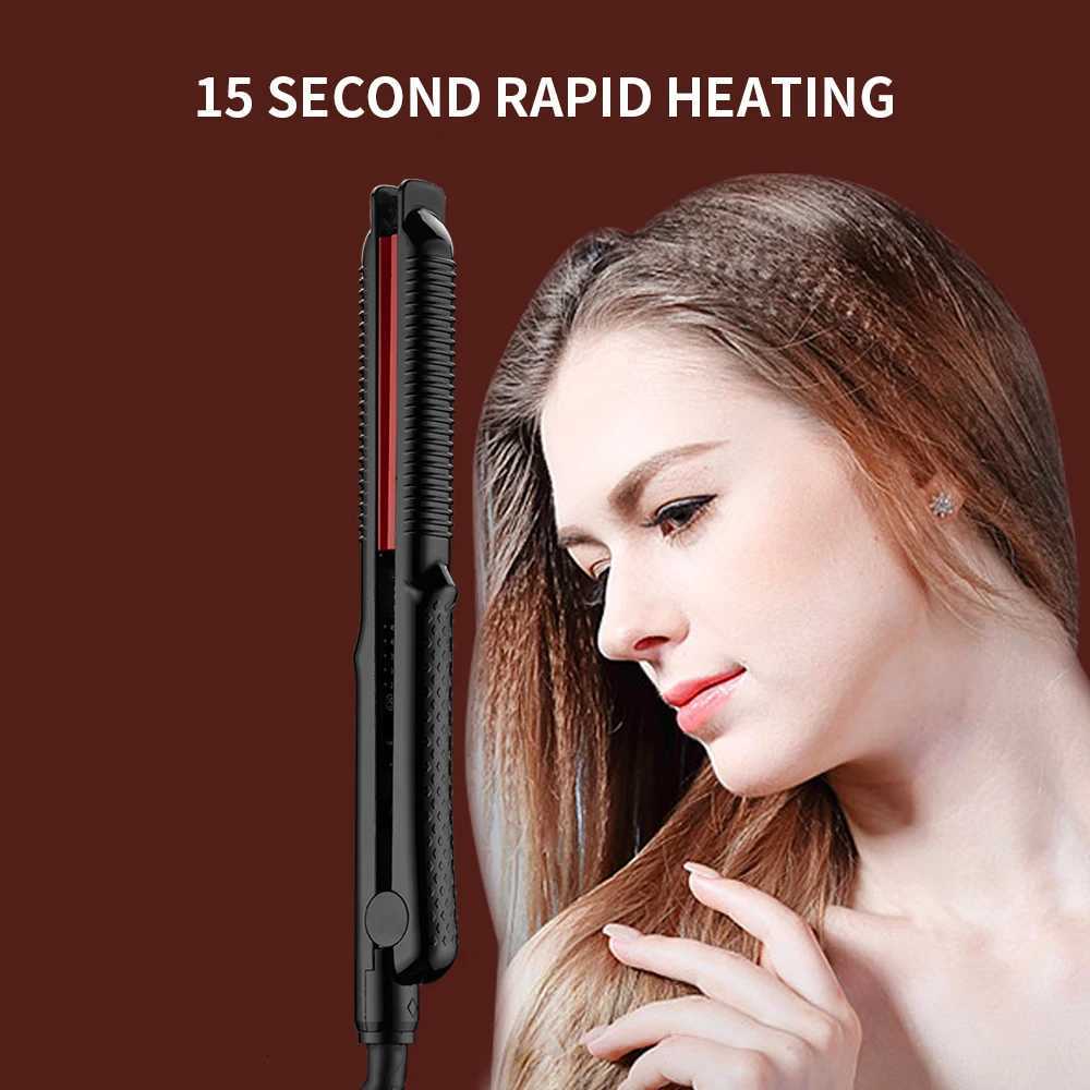Professional Electric Hair Curling Iron 140-220 PTC Heater Hair Crimper Curler Corn Plate Fluffy Wand Crimping Perm Splint Salon W250814