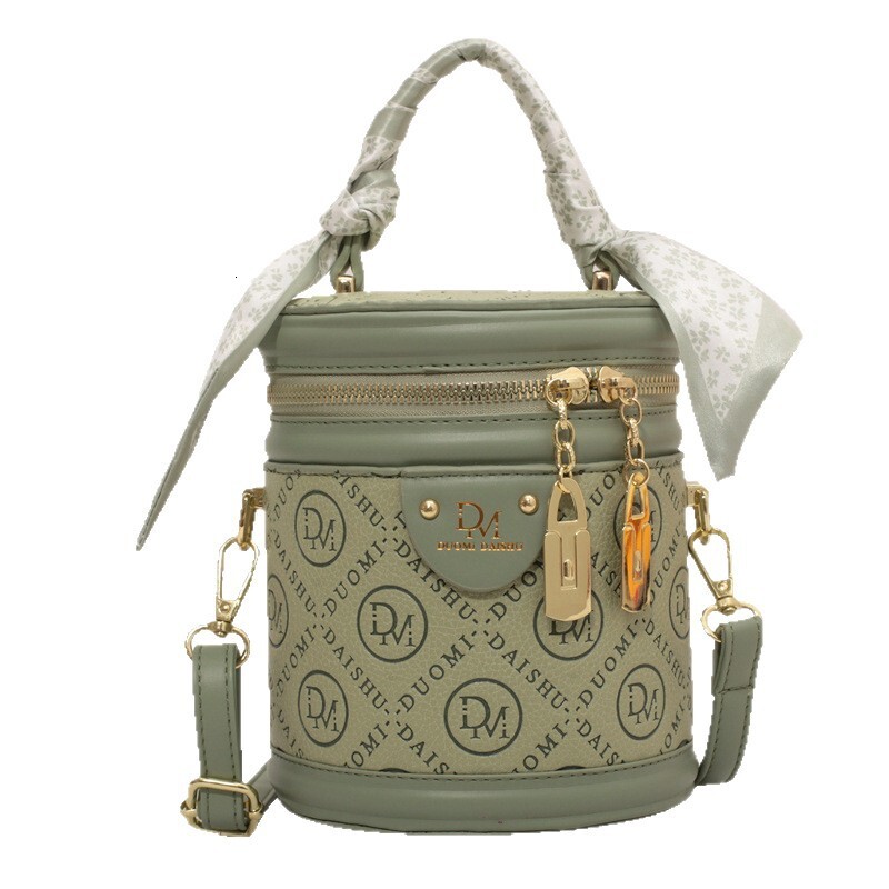 Free Shipping Luxury Bag Designer Solid Color Texture Women's Small Bag Round Bucket Bag New Fashion Niche Handbag Casual Letter Shopping Shoulde