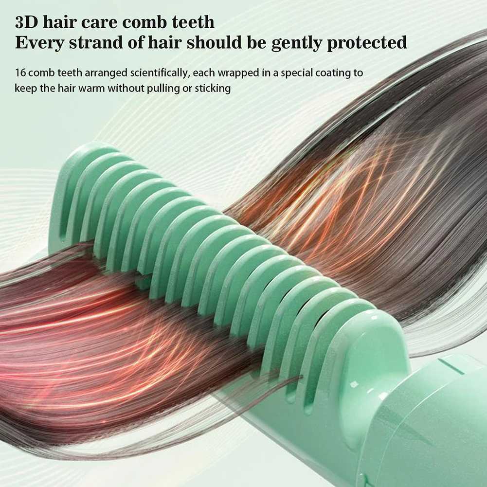 Portable Rechargeable Hair Straightening Comb Fast Heating Hairdressing Comb Hair Styling Accessories W250814