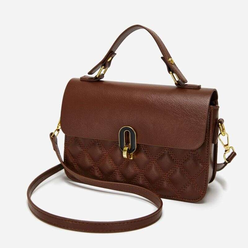 Light and high-end Lingge Korean style portable crossbody shoulder small square bag