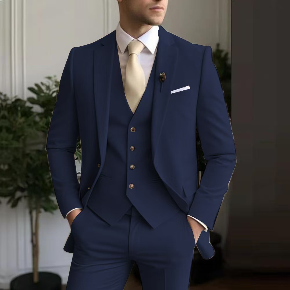T1432 Men's Western European and American Business Casual Banquet Suit Wedding