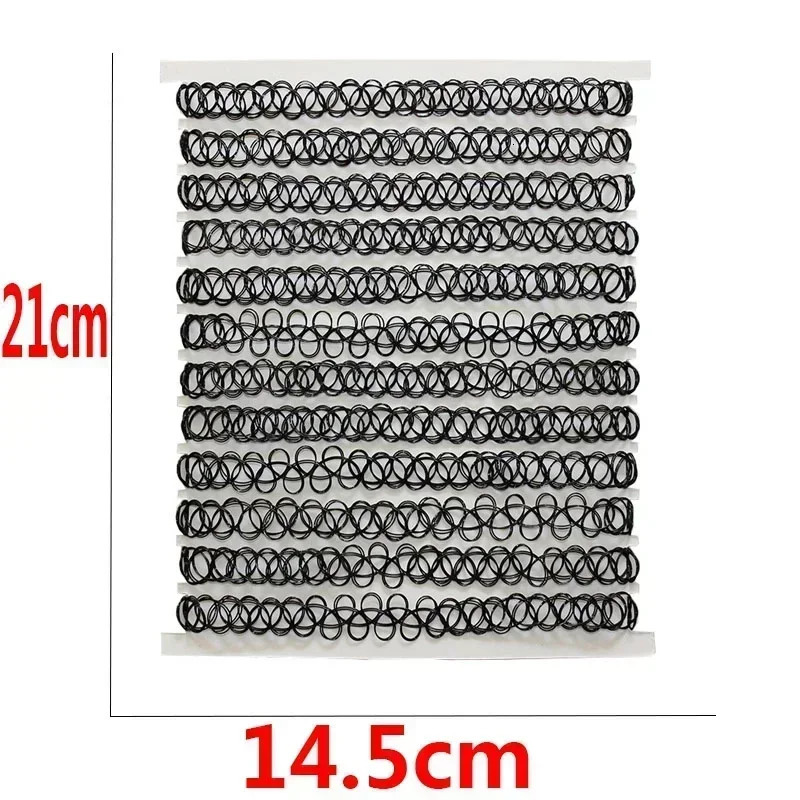 Delysia King 12 Pieces Set Gothic Punk Elastic Hollow Chocker Women Jewelry Fishline Tattoo Stretch Vintage Necklace 250811