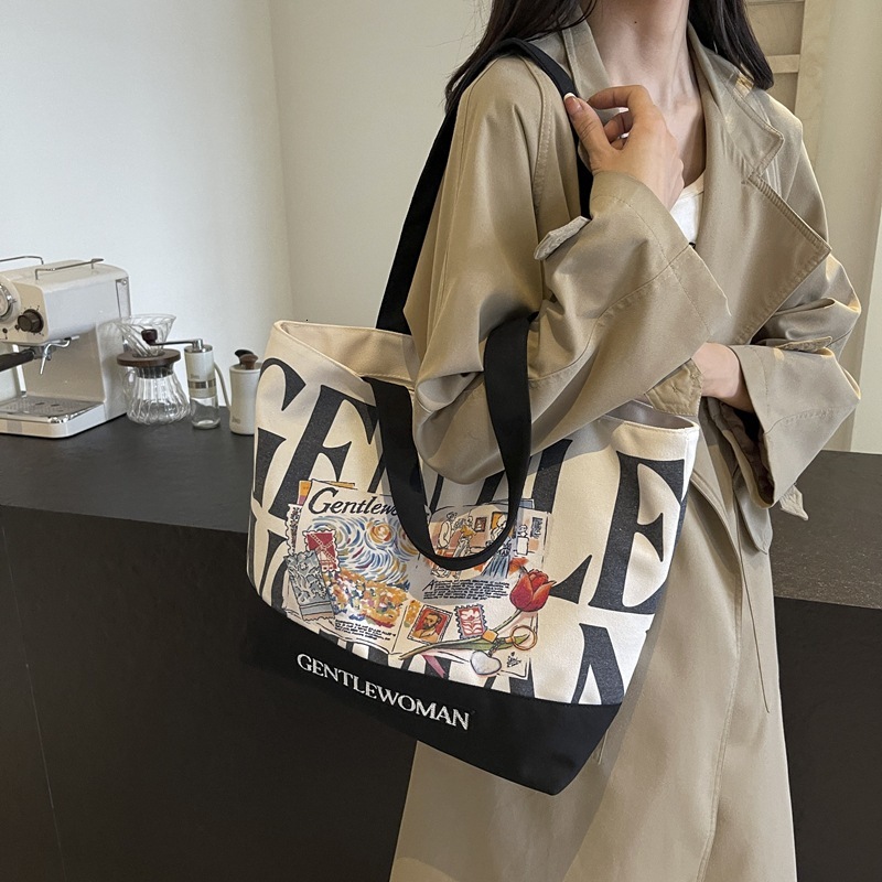 2025 New Women's Fashion Printed Shoulder Bag Designer Handbag