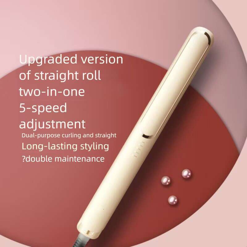 Curler Dual Use Hair Friendly Adjustable Temperature Small Iron For Bangs Straightener And Curling Tool