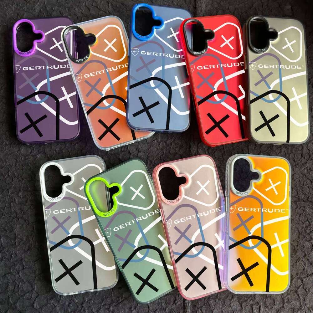 Luxury fashion Designer Phone Case ForPhone 7 8 Se 2020 Xs Xr 12 13 Mini 11 14 15 16 Pro Max Coque Gertrude