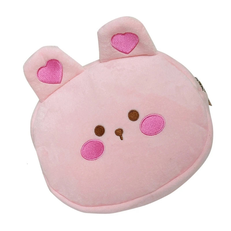 QX2D Kids Travel Bag Cartoon Pattern Baby Bag Plush Small Bags with Traction Rope Anti Lost Backpack for Girls Boys 1-5 Years 250813