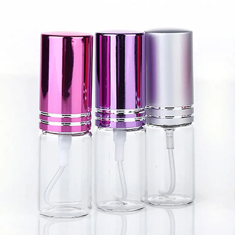 20pcslot 5ml 10ml Travel Portable Perfume Bottle Spray Bottles sample empty containers atomizer Mini refillable bottles 250813