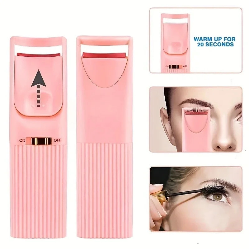 Eyelash Curler Device Makeup Tools Electric Heated Eyelash Curler Long-Lasting Curl Eyelashes Clip Electric Eye Lash 250813
