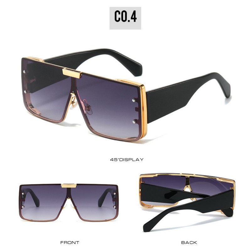 Square Frame Unisex Style Urban Photographer Glasses