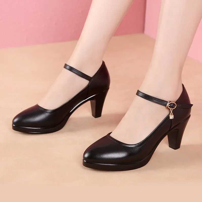Fashion Womens High Heels High-end Womens Shoes Womens Luxury Party Shoes Medium Heel 35-41 W250814