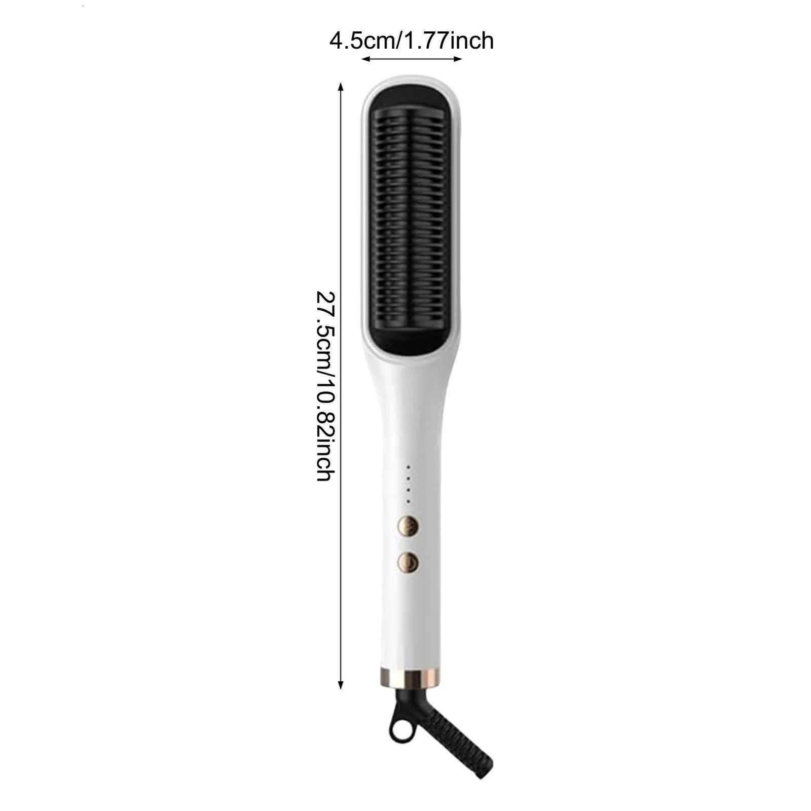 Multifunctional Ionic Hair Straightener Curler Brush Fast Heating Curler Straightener Comb Styler Electric Fast Heating Comb W250814