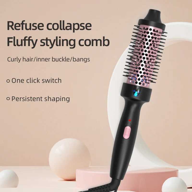 Fluffy Curling Comb Tube for Long and Short Hair Care Electric Fluffy Curling Comb W250814