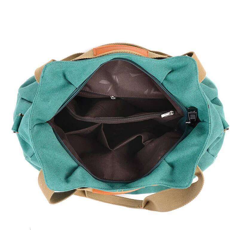 Europe And America Retro Fashion Woman Shouldercross-Body High Quality Canvas Bag, Large Capacity Leisure Shopping Bag