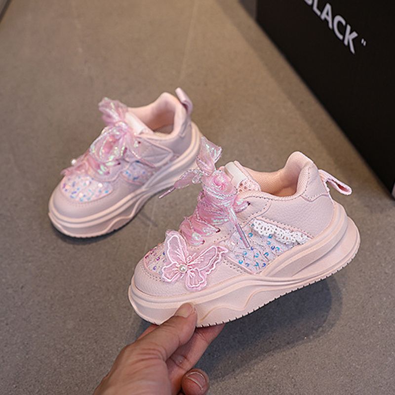 Girls Sport Shoes Kids Fashion Casual Shoes Toddler's Sneakers for Student Shoes Kidsnest Girls Running Shoes Sizes US5.5C-US12.5C K0720