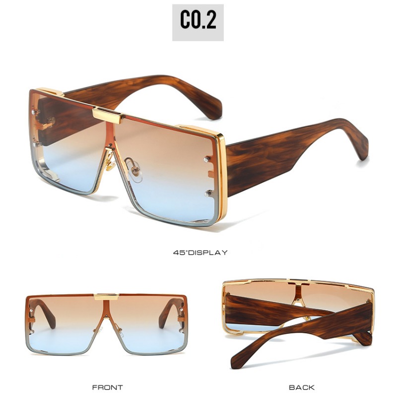 Square Frame Unisex Style Urban Photographer Glasses