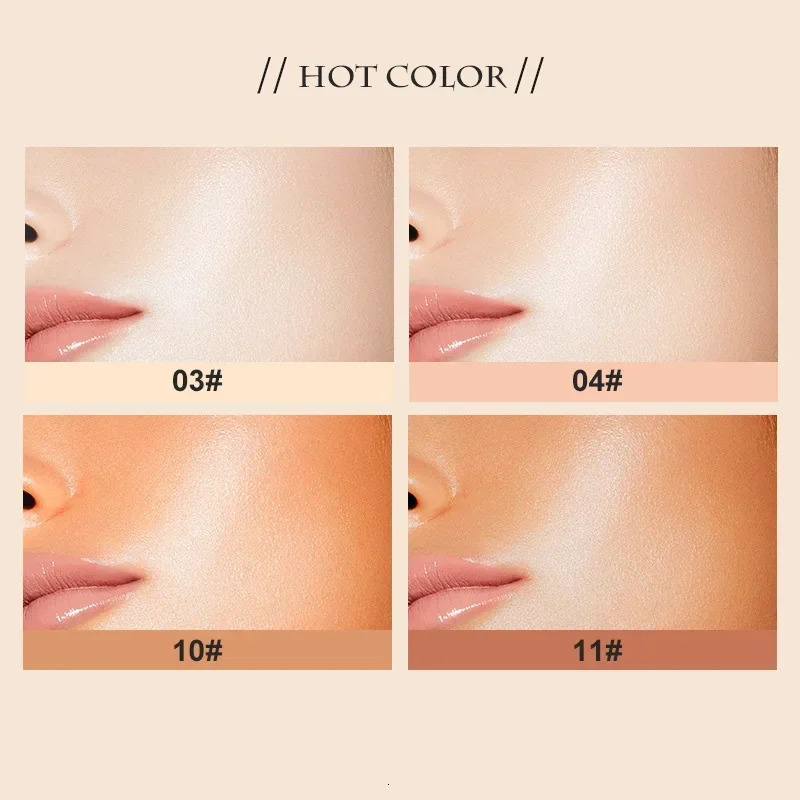 12 Color Matte Foundation Stick Lightweight Makeup Breathable Foundation Cream for Dark Skin Lasting Oil Control Base Make Up 250813