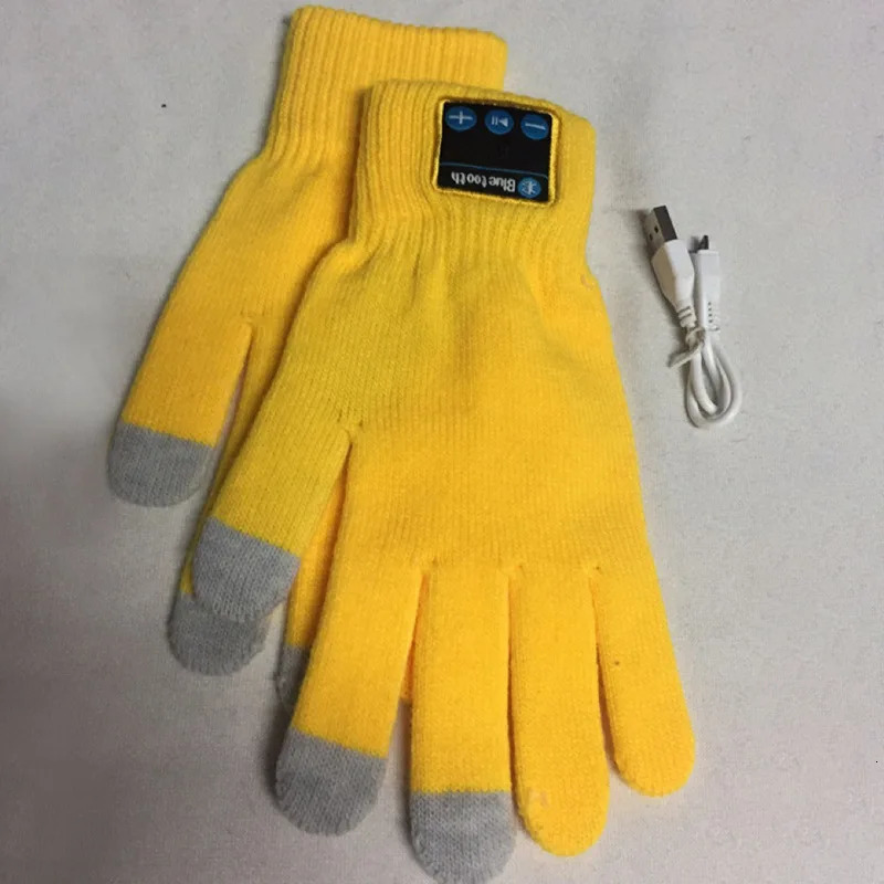 Wireless Blue Tooth Gloves Winter Warm Gloves Touch Screen with Built-in Stereo Speakers Calls Can Be Answered Headphones Glove 250813