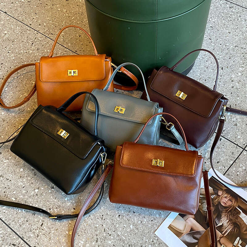 Genuine Leather Women's Crossbody 2025 New High-End Shoulder Bag Fashion Versatile Commuter Handbag