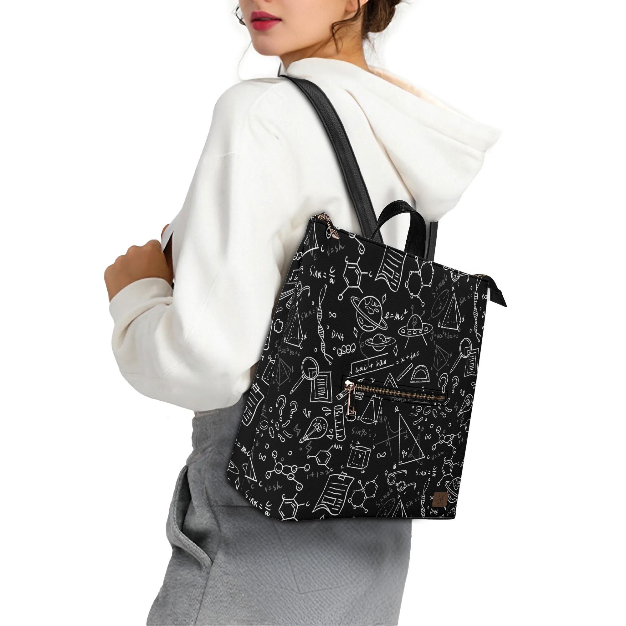 NXY high quality Womens Casual Leather Backpack luxury bag backpacks designer bookbags back packs womens fashion all-match Large capacity schoolbag