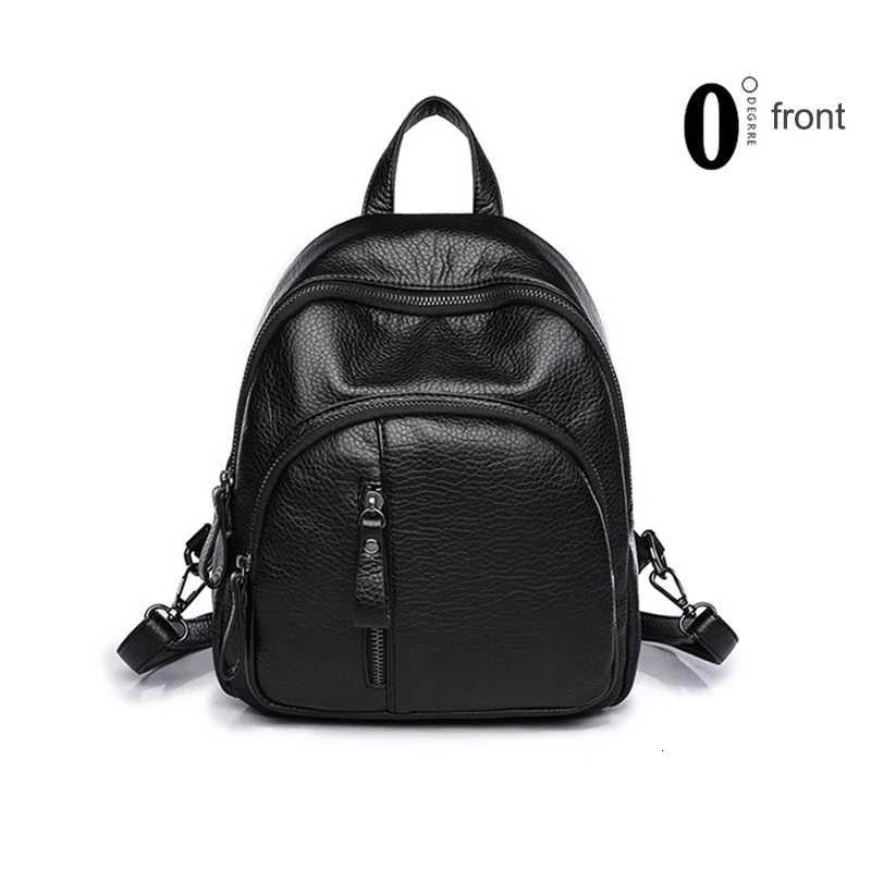 Anti-theft Soft PU Leather Backpack Women Vintage Shoulder Bag Ladies Mini Travel Backpack School Bags Girls XJ250814