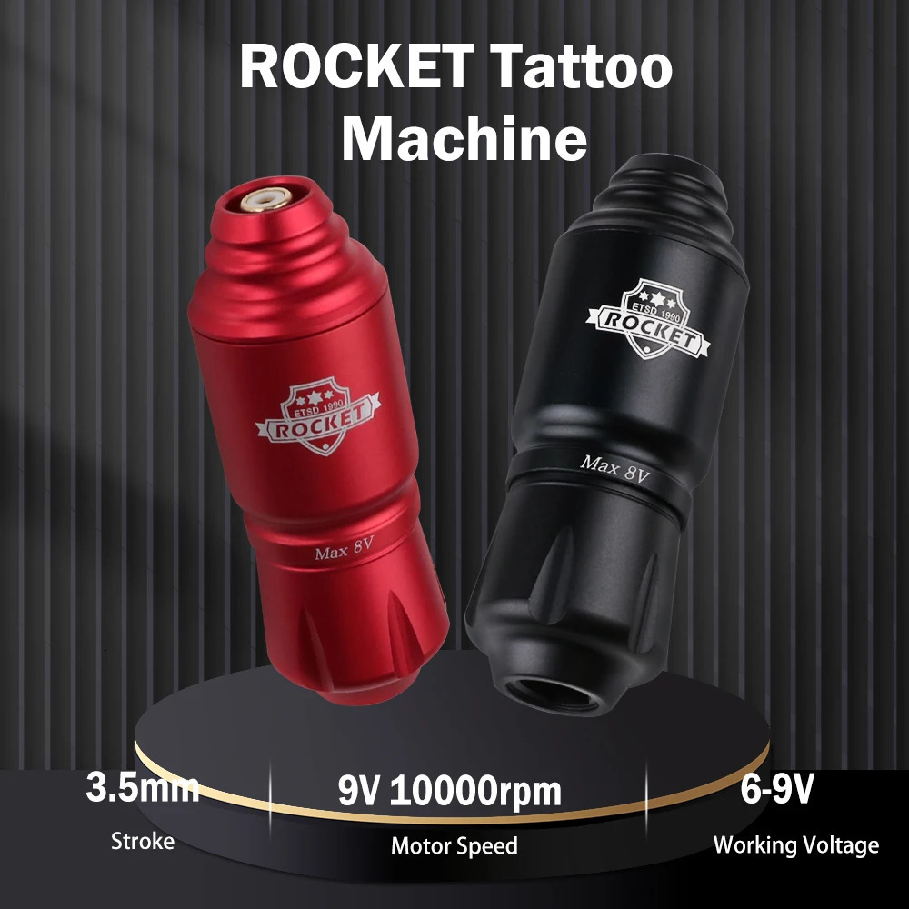 Tattoo Gun Kit Wireless Machine Complete 10000RPM Pen Rechargeable Cordless Power Supply 250809