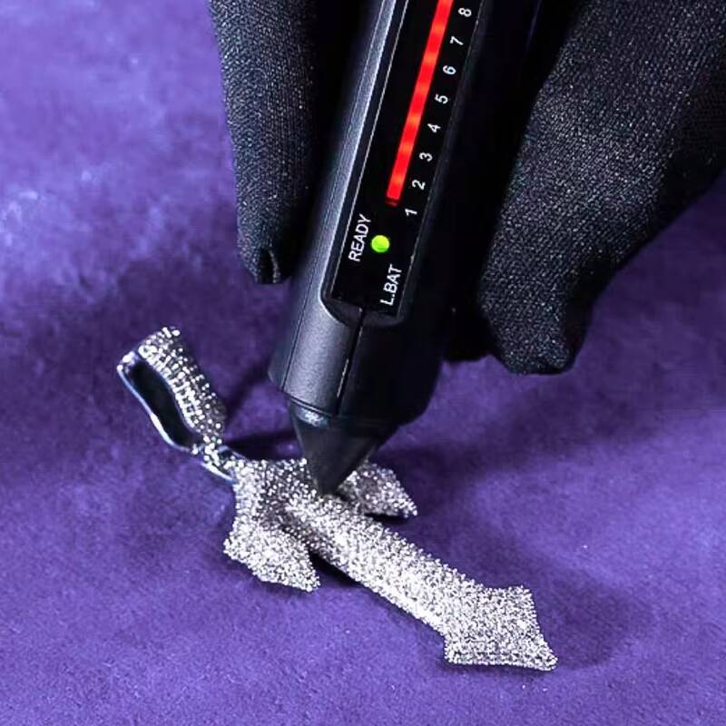 Custom Hip Hop VVS Iced Out Moissanite Mens T Cross Cluster Pendant With 925 Sterling Silver Pass Diamond Tester