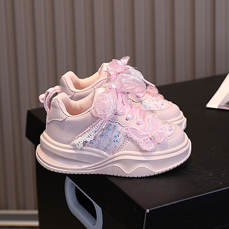 Girls Sport Shoes Kids Fashion Casual Shoes Toddler's Sneakers for Student Shoes Kidsnest Girls Running Shoes Sizes US5.5C-US12.5C K0720