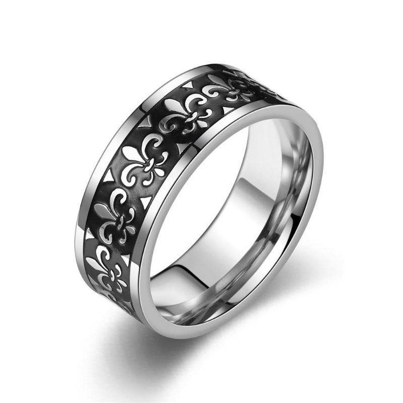 Stainless Steel Ring with Titanium Finish: Durable Fashion Statement for Modern Men Fashionable and Stylish Titanium Steel Ring for Single Trendy Men