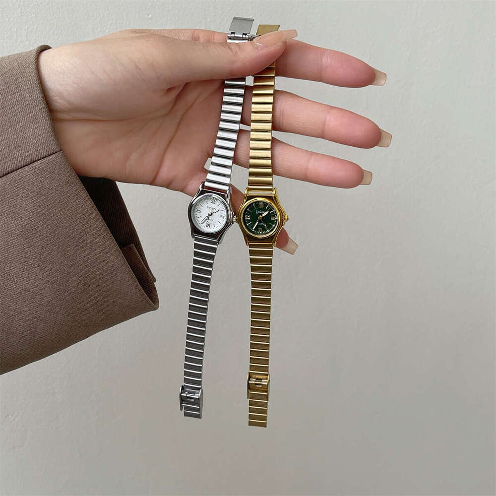 Bamboo for Women Designer Strap Women, Simple Gold Women's Watch, Fashionable Quartz Watch