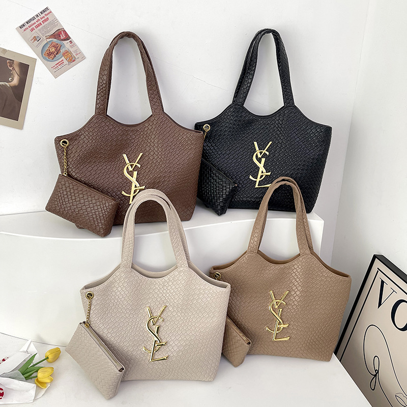 fashionable handbag trendy women bags high-end temperament Versatile shoulder bag large capacity commuting handbag