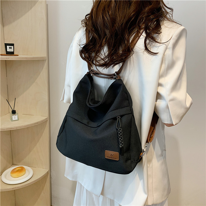 2025 New Single Shoulder Crossbody Bag Large Capacity Fashion Designer Canvas Bag