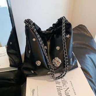 Designer Bags Large-capacity fashionable tote bag, Fashional Berlin Night bucket bag, high quallity niche chain bag,luxury crossbody bag,shoulder bag