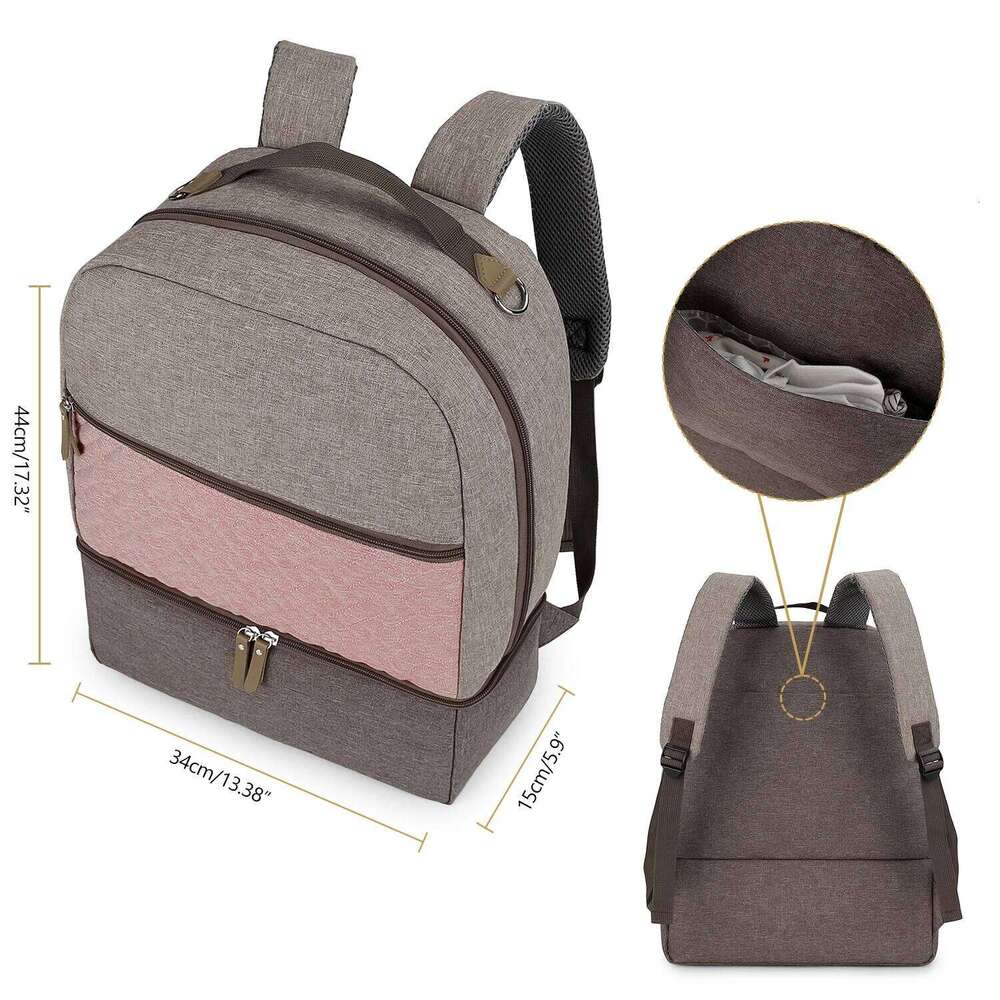 Mother and travel outdoor dining baby food fresh-keeping backpack milk storage mommy bag