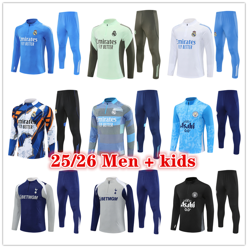 2025 2026 football tracksuit Men and kids Training suit 24 25 26 football kit soccer tracksuit chandal futbol Survetement Foot tuta