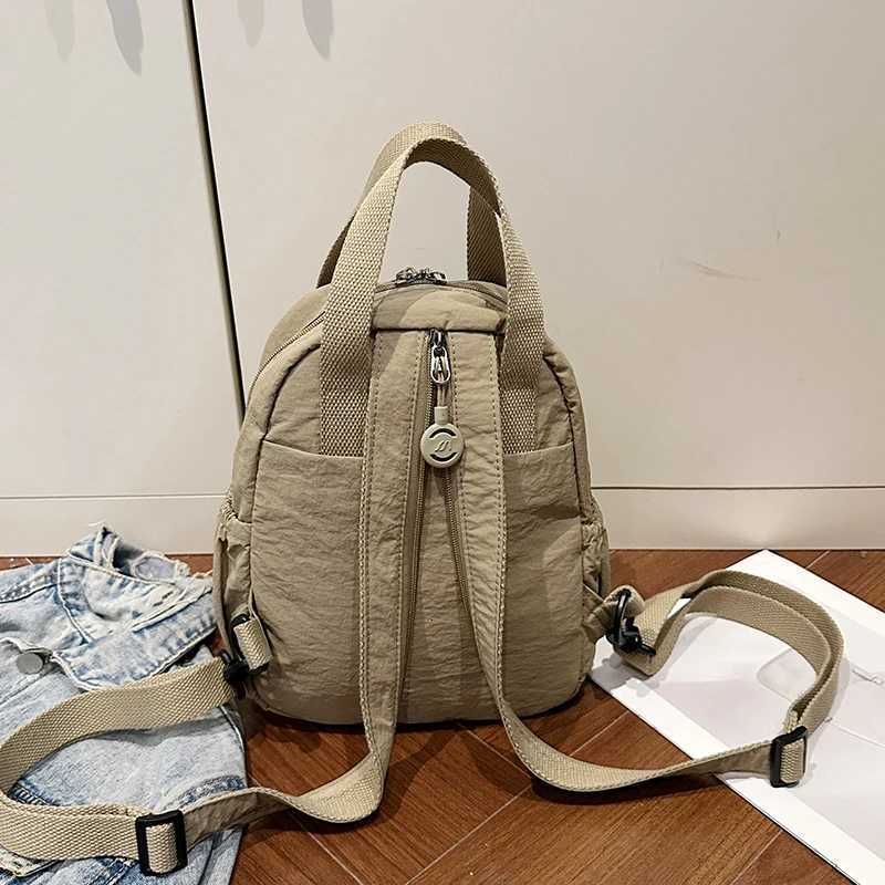 Outdoor Commuter Backpack Womens Three-Use Crossbody Bag 2025 Summer New Large-Capacity Handbag Backpack for Women XJ250814