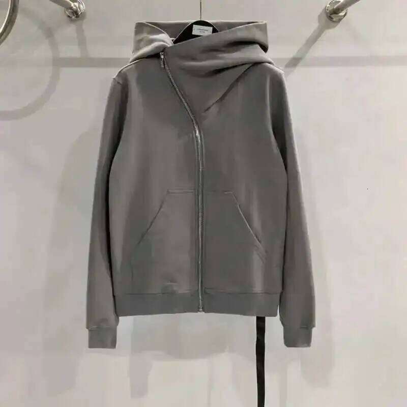 HKSH Men's Tide Punk Dark Autumn Winter New RO Style Wizardry Zipper Women's Fashion Cotton Sweatshirt Chic Coats Hoodies Hk0530