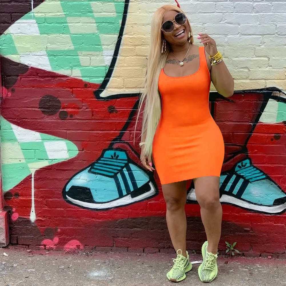 2024 Summer New Womens Solid Color Strap Casual Dress XJ250814