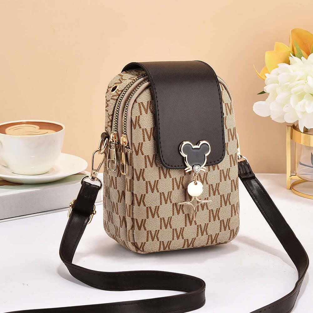 Mobile Phone 2025 Small Women's New Korean Version Versatile Simple Single Shoulder Crossbody Bag Summer