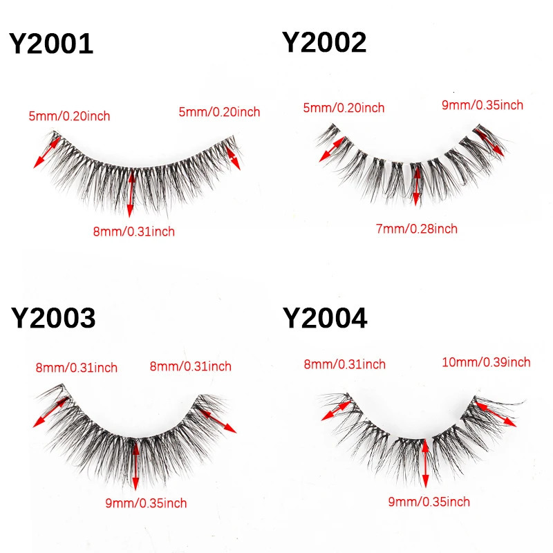 YSDO Half Eyelashes 310 pairs Natural Full False 3d Lashes Cat Eye Faux Cils Makeup Tools 250811