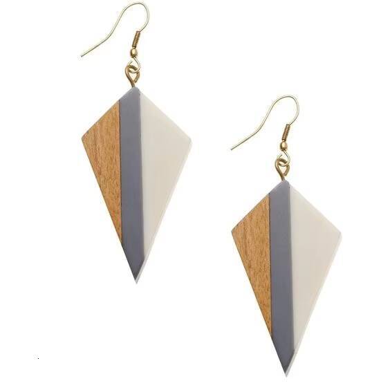 Design Handmade Luxurious Colorful Resin Fashion Earrings for Indian Women