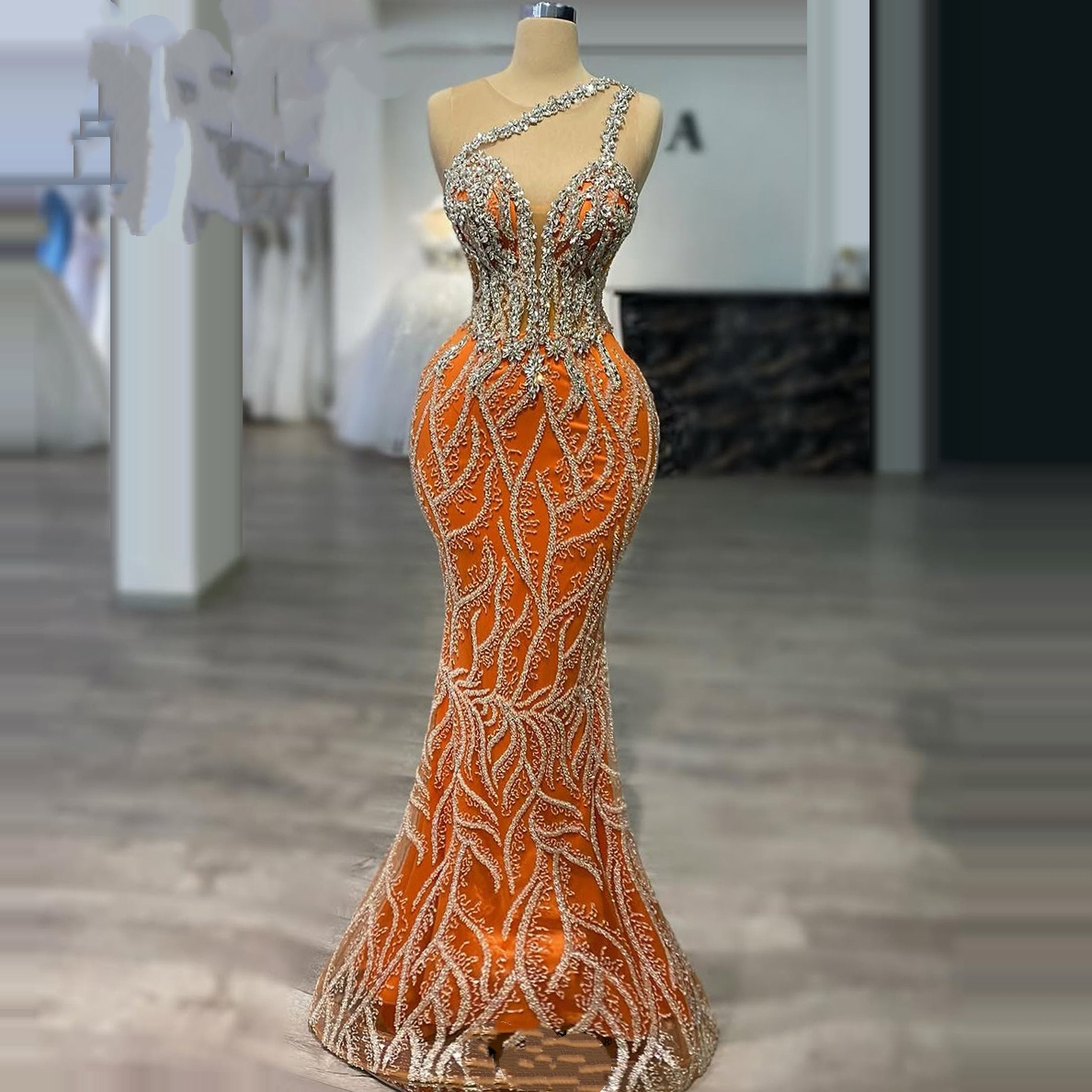 Orange Cocktail Dress Backless Birthday Party Gowns Black Girls Sleeveless Prom Evening Dresses vestidos de Graduacion Customized