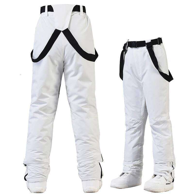 Men and Women Pants Bibs, Bibbed Snowboard Bibs Ski Suit Pant, Snow Bib Pants, Snowboarding Trousers, -30