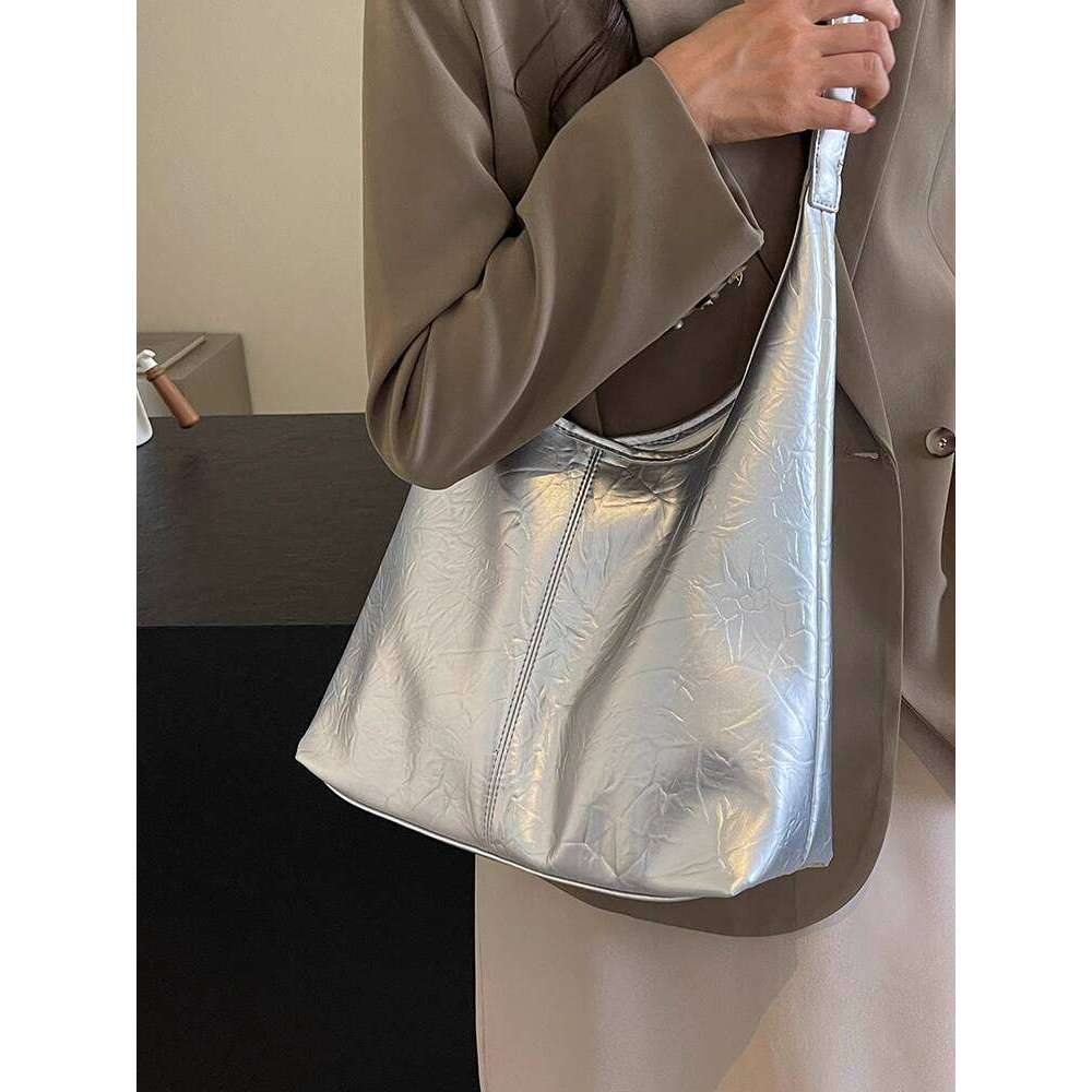 College Student Simple Versatile Fashion Single Shoulder Underarm for Women 2025 NEW free shipping Summer New Large Capacity Tote Bag