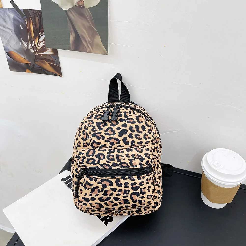 Preppy Style Women Retro Casual Animal Pattern Printing Small Handbags Backpacks XJ250814