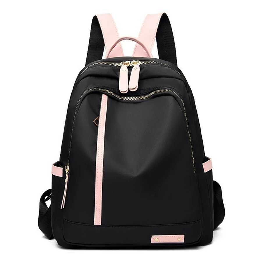 0xford Cloth Backpack for Women Large Capacity Versatile Design College Style Waterproof Lightweight Travel Bag XJ250814