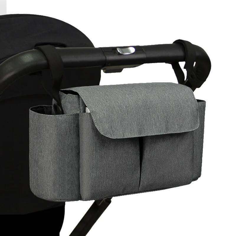 Organizer Mummy Large Capacity Travel Hanging Bag Bottle Holder Pram Mommy Diaper Bags Baby Stroller Accessories