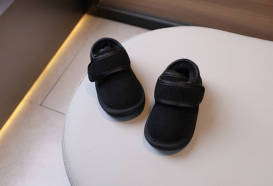 2024 New Winter Baby Snow Boots Warm Plush Little Boys Shoes Kidsnest Non-slip Fashion Toddler Girls Boots Sizes 15-19