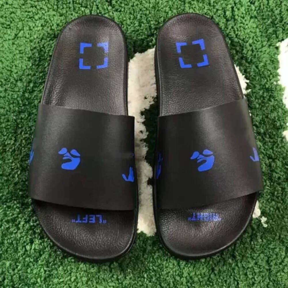 Off White Man Stripe Off Designer Sandal Woman Office Black White Slide Tazz Slipper Beach Luxury Shoe Loafer Sneakers Summer Flat Heel Sliders Platform Sandale 16B