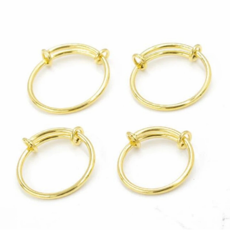Wholesale 20PcsLot Fashion Gold Steel Ring Stainless Mirror Polish For Lovers Gifts elry Acccessories 250811