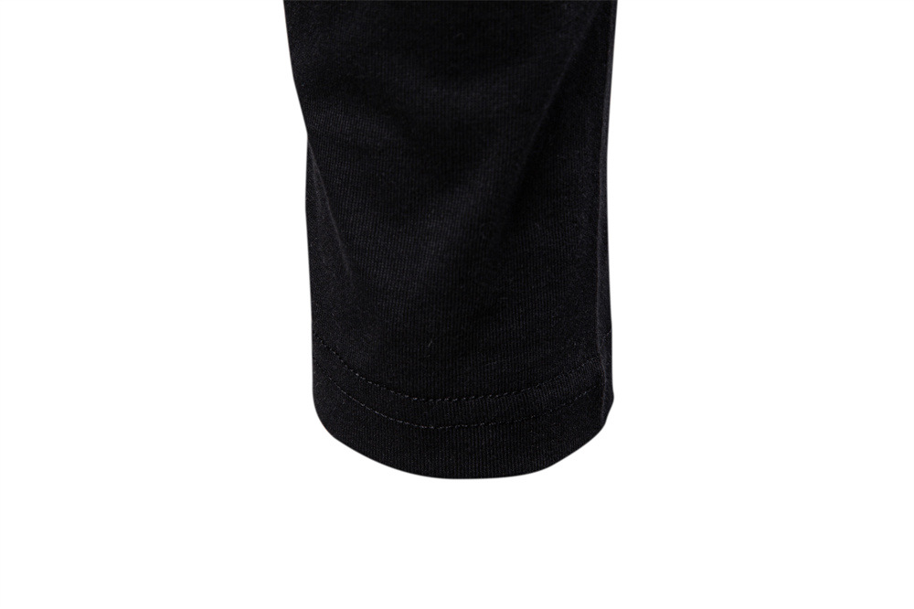 Designer t shirt Men's Fall 2025 Casual V-Neck Long Sleeve T-Shirt Slim Fit 100% Cotton Basic TopEuropean size: S-2XL